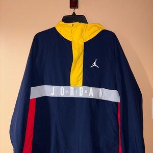 Jordan Men's Windbreaker - Navy, Yellow, Red